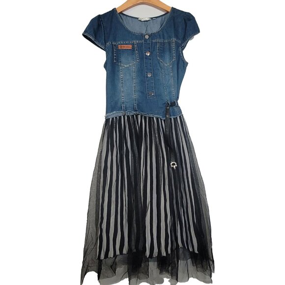 Women's  Size XXS Short Sleeve Long Dress SCK252 - Picture 1 of 3